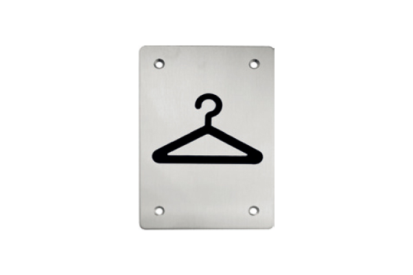 Placa sinal�tica 150x100 - INOX 304